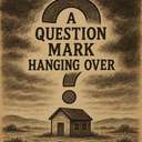 a question mark (hanging) over