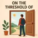 on the threshold of