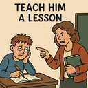 teach him/her a lesson
