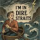 I'm in dire straits.