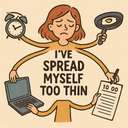 I've spread myself too thin.