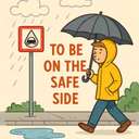 to be on the safe side