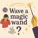 wave a magic wand
