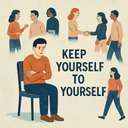 keep yourself to yourself