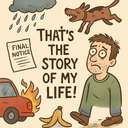 It’s/That’s the story of my life!