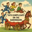 gets/jumps/leaps on the bandwagon