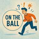on the ball