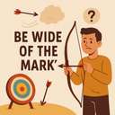 be wide of the mark