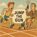 jump the gun