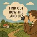 find out how the land lies