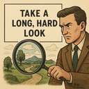 take a long, hard look