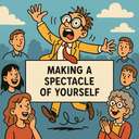 making a spectacle of yourself