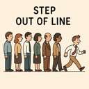 step out of line
