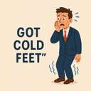 got cold feet