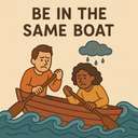 be in the same boat