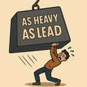 as heavy as lead