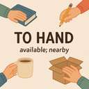 to hand