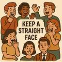 keep a straight face