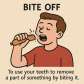 bite off
