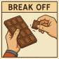 break off