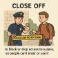 close off
