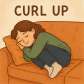 curl up
