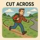 cut across