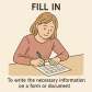 fill in