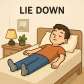 lie down