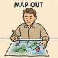 map out