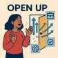 open up
