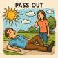 pass out