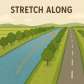 stretch along