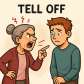 tell off