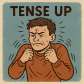 tense up