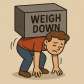 weight down